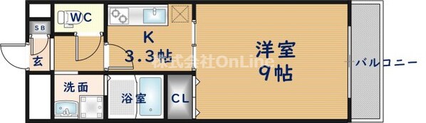 アンプルールクラージュエトッフの物件間取画像